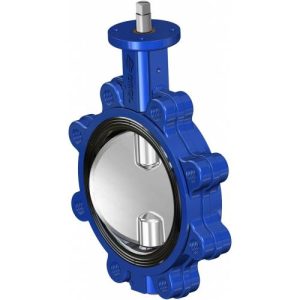 Butterfly Valve With Lever Stainless Steel Disk for Gas