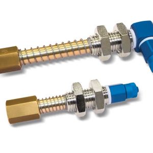 Vacuum cups with built-in shut-off valve